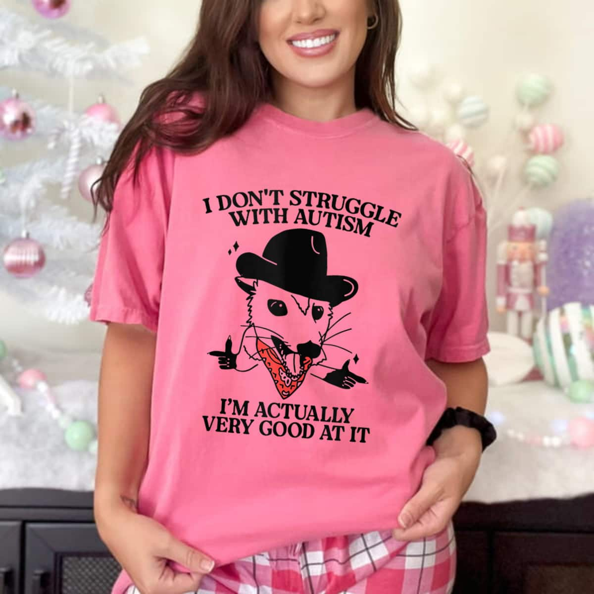 I Don't Struggle With Autism Awareness I'm Actually Very Good At It T-Shirt