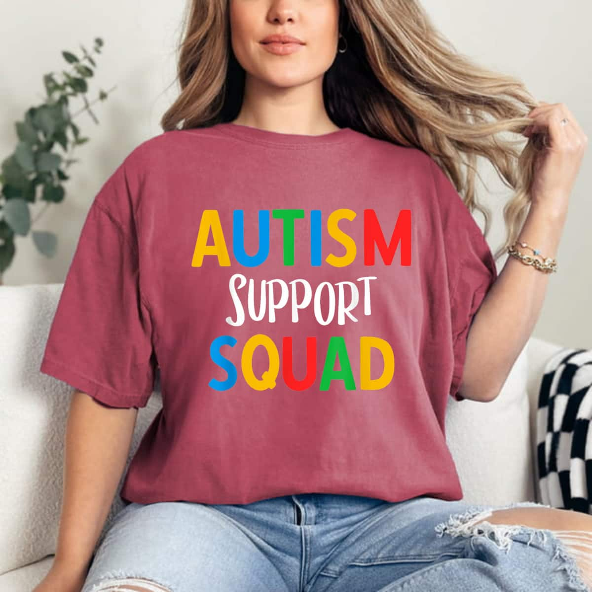 Autism Awareness Support Squad T-Shirt