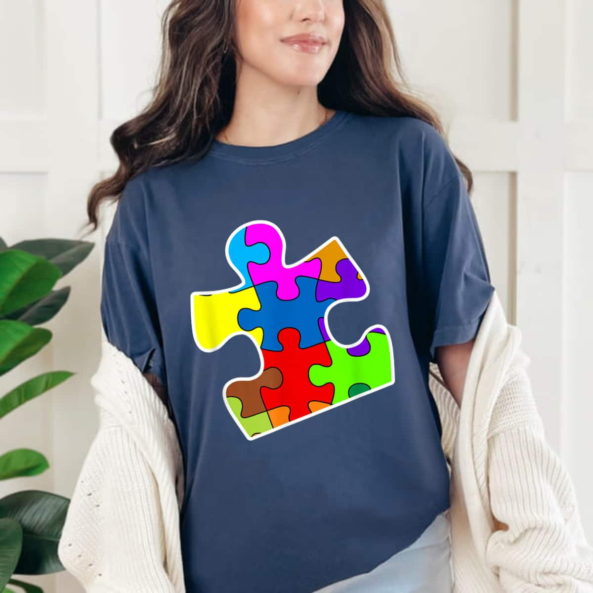 Autism Awareness Puzzle Piece T-Shirt