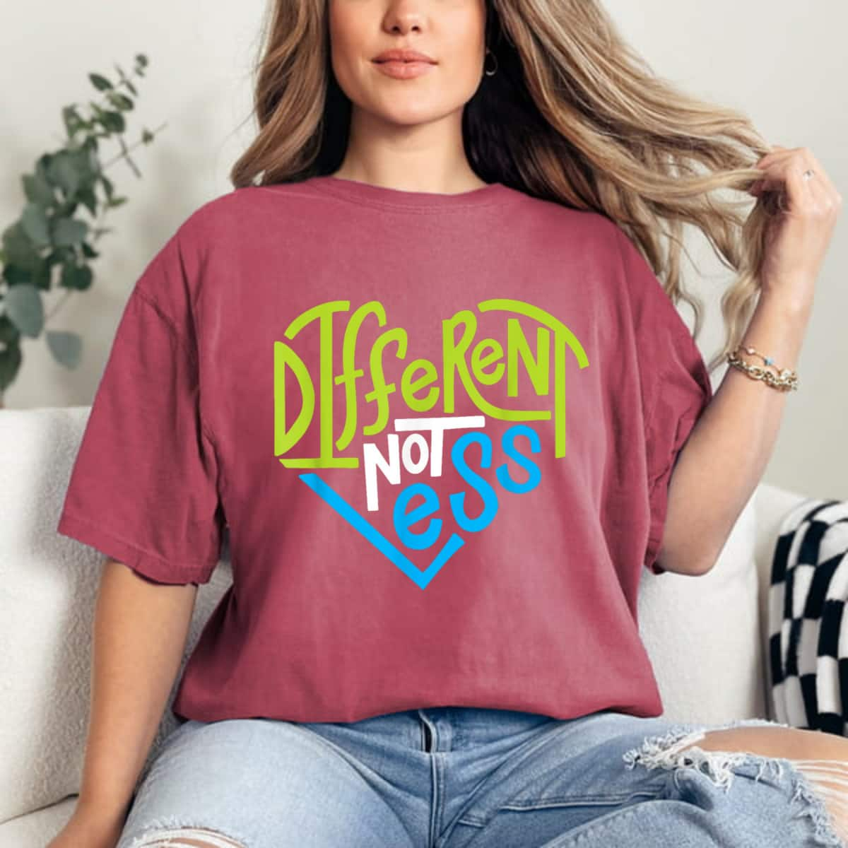 Different Not Less Autism Awareness T-Shirt