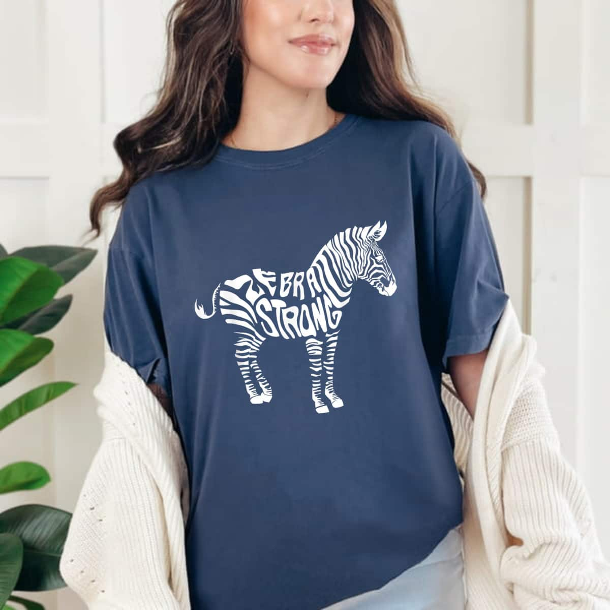 Cute Zebra Strong T-Shirt