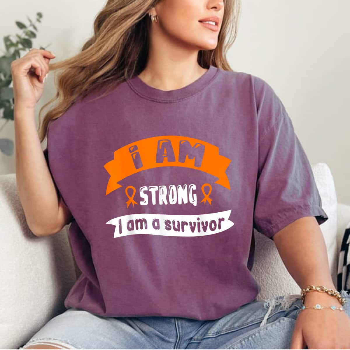 I Am Strong I Am A Survivor Gifts T-Shirt