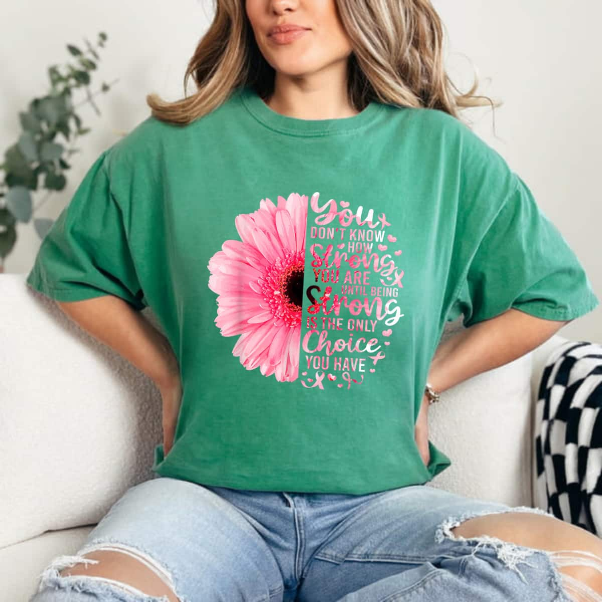 We Don't Know How Strong We Are Until Being Strong Breast Cancer Awareness T-Shirt