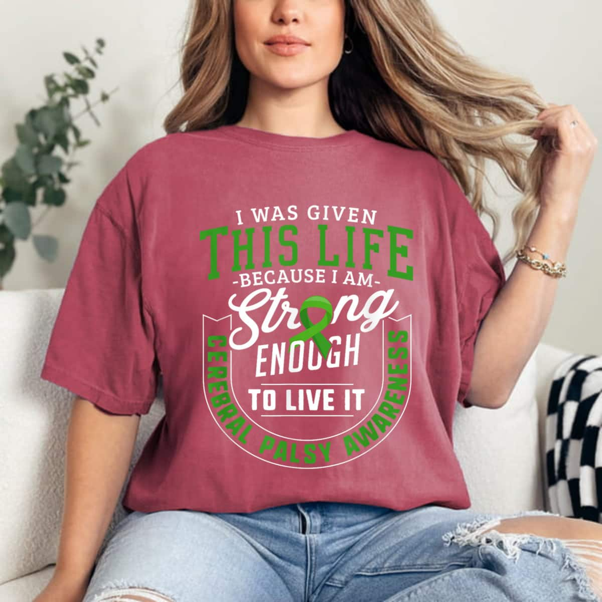 I Was Given This Life Because I Am Strong Enough T-Shirt