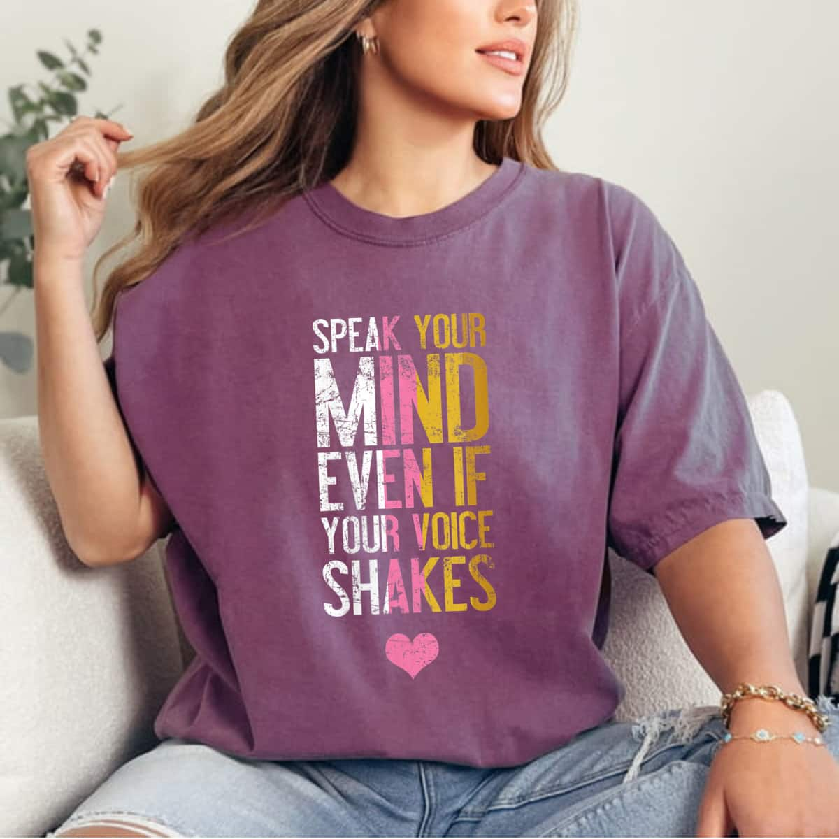 Feminist Speak Your Mind Even If Your Voice Shakes RBG T-Shirt