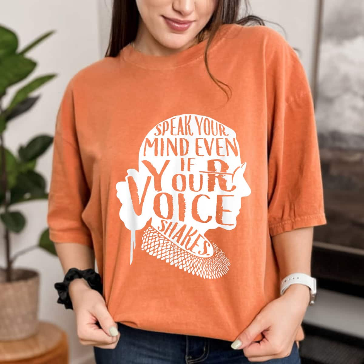 Speak Your Mind Even If Your Voice Shakes Feminism Quotes T-Shirt