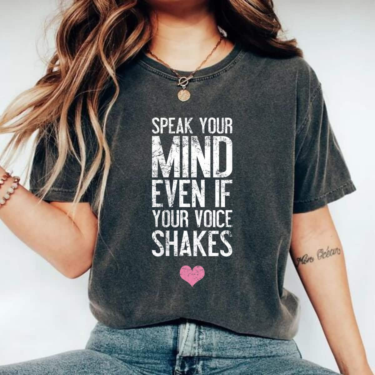 Cool Speak Your Mind Even If Your Voice Shakes RBG T-Shirt