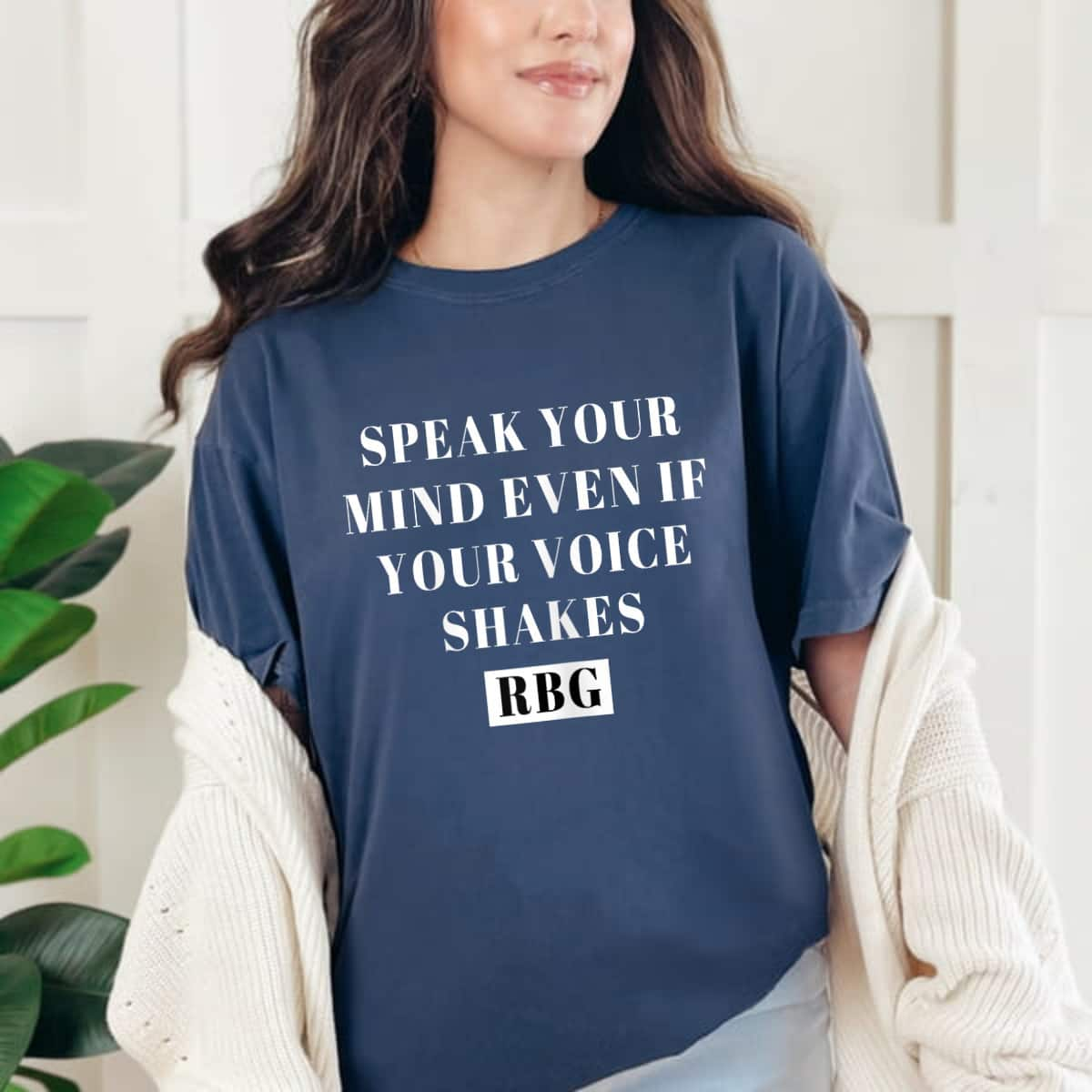 Vintage Speak Your Mind Even If Your Voice Shakes T-Shirt